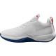 Wilson Rush Pro Lite White Blue Red Sneakers